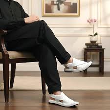 White Kaptaan Classic Chappal