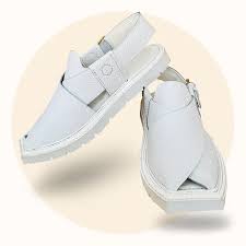 White Kaptaan Classic Chappal